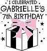 Gabrielle's 7th Birthday Party